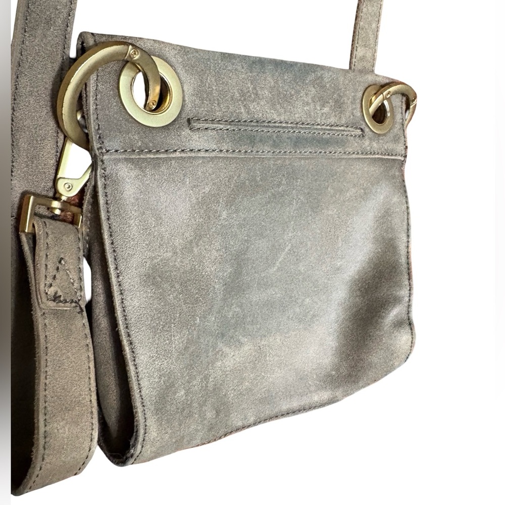 Hammitt Tony Small Pewter/Brushed Gold Red Zip - Picture 15 of 15